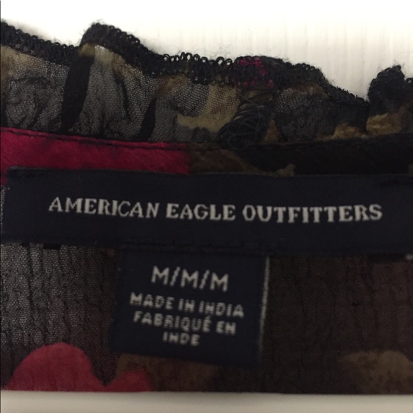 American Eagle floral blouse - Picture 4 of 6